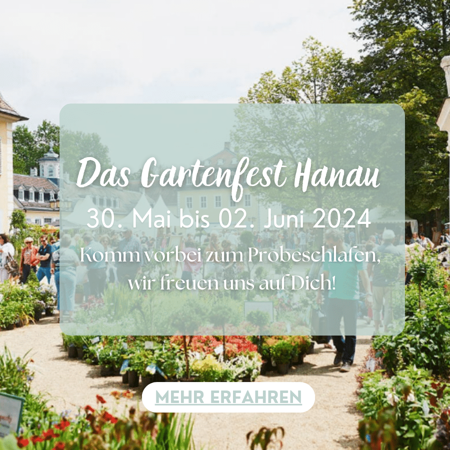 Wir sind dabei! Gartenfest Hanau Wilhelmsbad im Staatspark